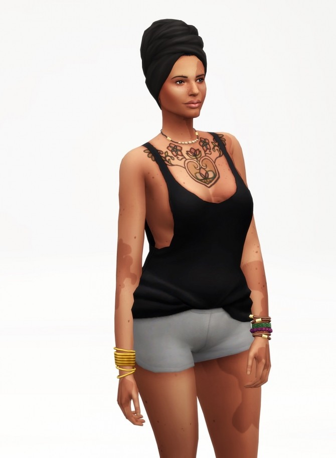 Sims 4 Nightwear round (15 colors) at Rusty Nail