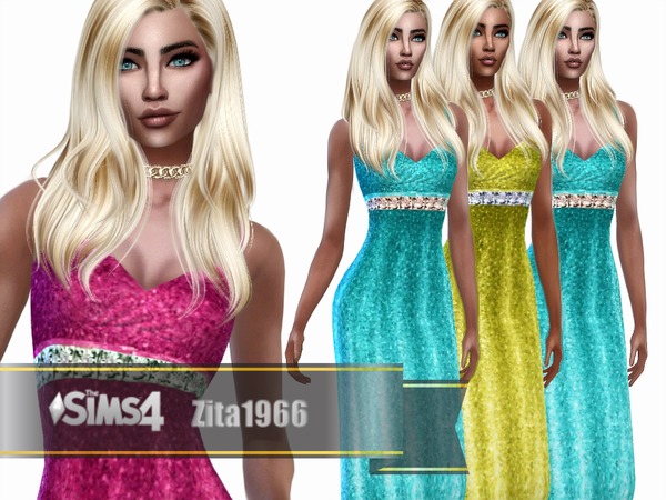 Sims 4 Red Carpet Ready dress by ZitaRossouw at TSR