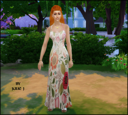 Sims 4 Long Maxi Dress at Julietoon – Julie J