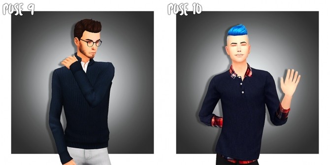 Sims 4 MALE POSE PACK 01 (CAS) at Wyatts Sims