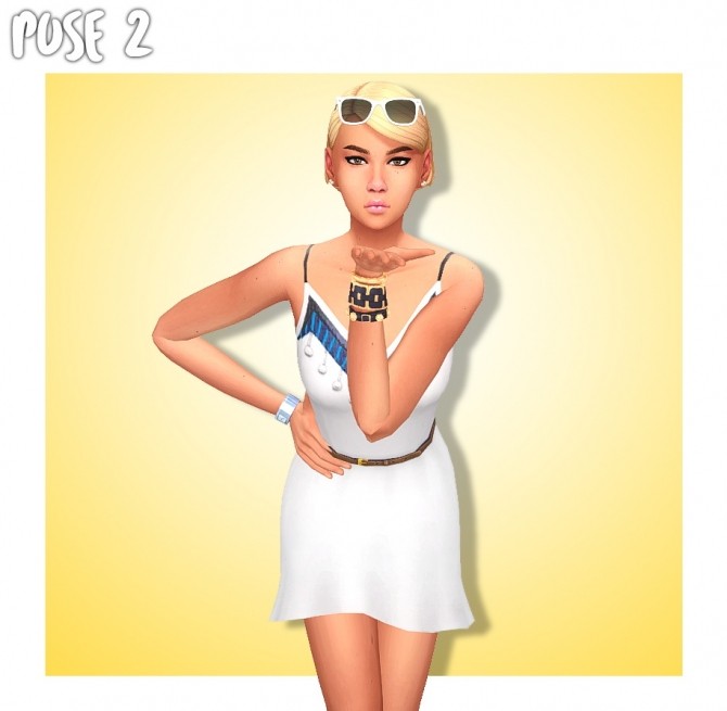 Sims 4 SUMMER GIRL POSE PACK (CAS & In Game) at Wyatts Sims