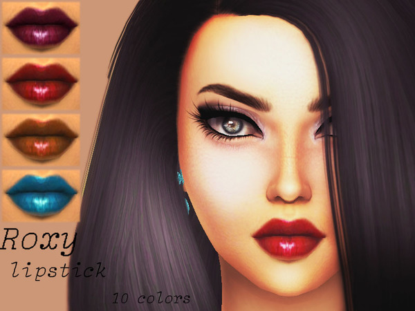 Sims 4 Roxy Lipstick by Sharareh at TSR