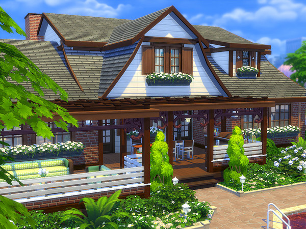 Sims 4 Sadie Springs house by sharon337 at TSR