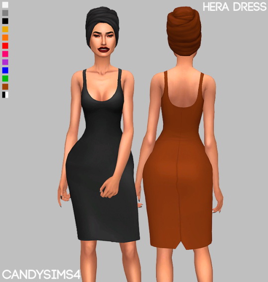 Sims 4 HERA DRESS at Candy Sims 4