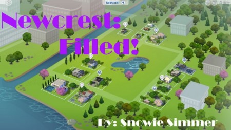 Newcrest Filled by SnowieSimmer at Mod The Sims