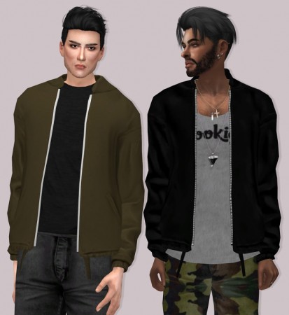 Semller GStar Jacket Male Version at Lumy Sims » Sims 4 Updates