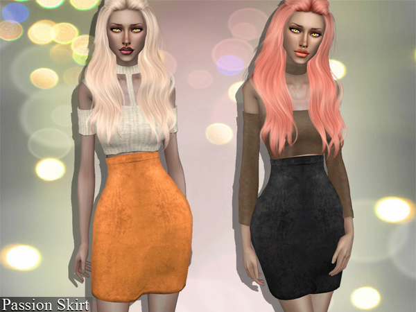 Sims 4 Passion Skirt by Genius666 at TSR