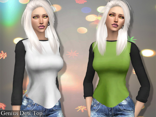 Sims 4 Dew Top by Genius666 at TSR