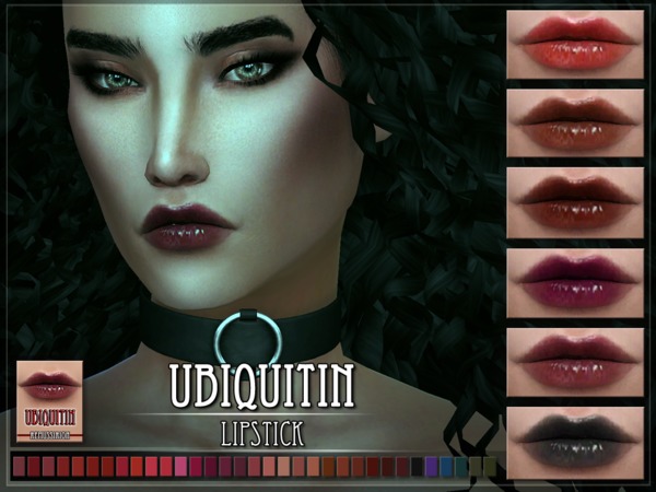 Sims 4 Ubiquitin Lipstick by RemusSirion at TSR