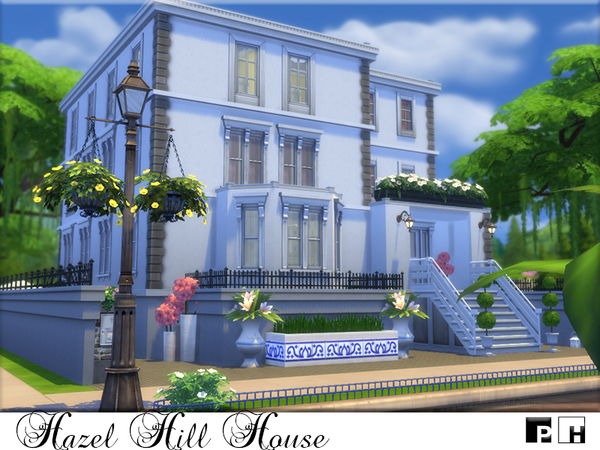 Sims 4 Hazel Hill House by Pinkfizzzzz at TSR
