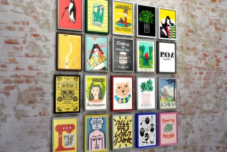 Wall deco at Budgie2budgie