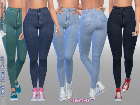 Denim Jeans No.10 by Pinkzombiecupcakes at TSR » Sims 4 Updates