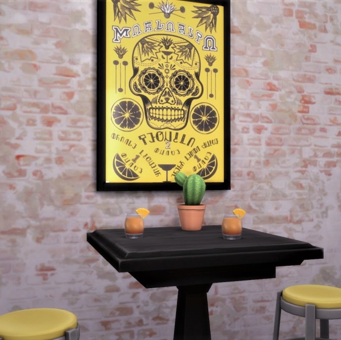 Sims 4 Wall deco at Budgie2budgie