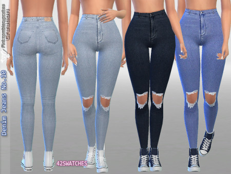 Denim Jeans No.10 by Pinkzombiecupcakes at TSR » Sims 4 Updates