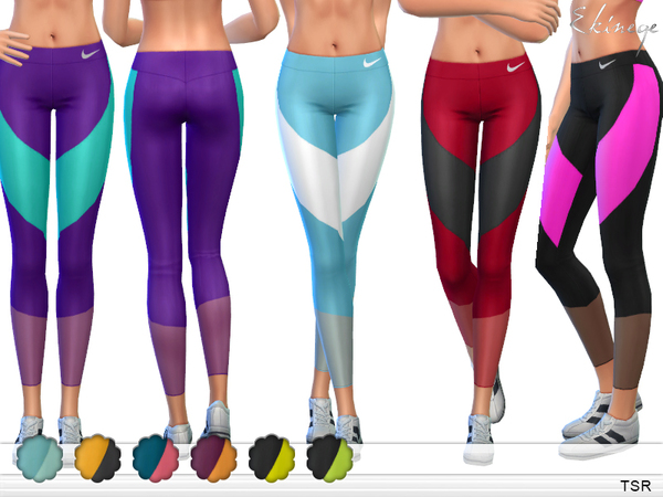 Sports Leggings By Ekinege At Tsr Sims 4 Updates