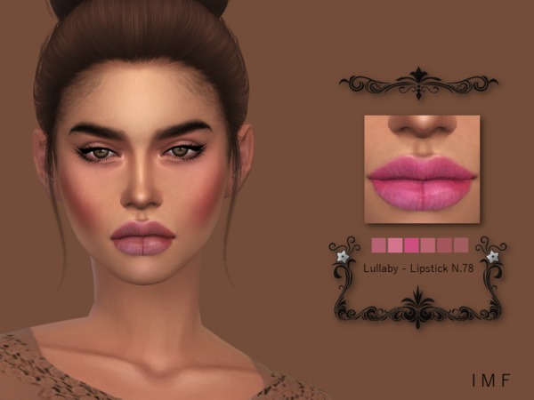 Sims 4 IMF Lullaby Lipstick N.78 by IzzieMcFire at TSR