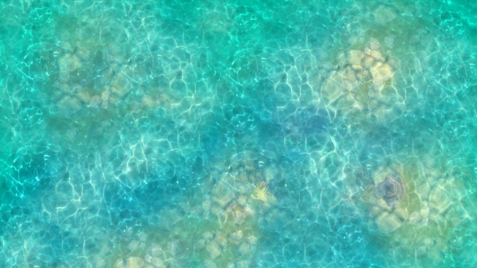 Sims 4 Under the Sea I: Transparent Sea Underwater Terrain Paints by Snowhaze at Mod The Sims