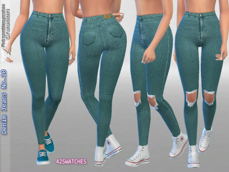 Denim Jeans No.10 by Pinkzombiecupcakes at TSR » Sims 4 Updates