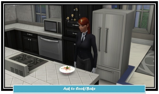 Sims 4 Ask to Cook/Bake (including Cupcakes) by LittleMsSam