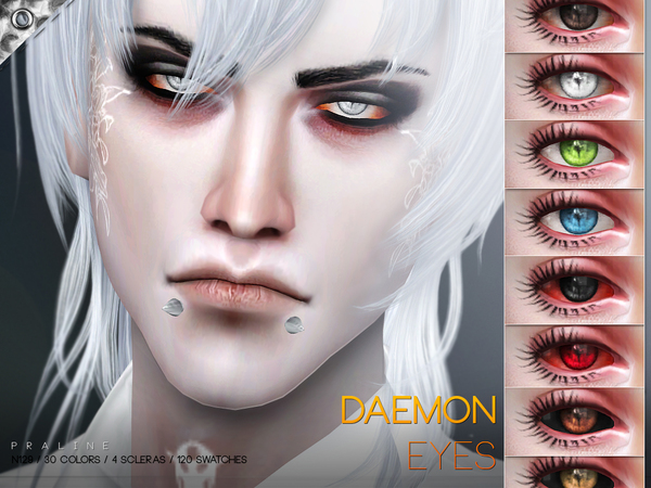 Sims 4 Daemon Eyes N129 by Pralinesims at TSR