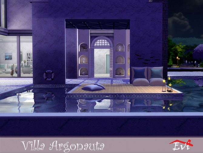 Sims 4 Villa Argonauta by evi at TSR