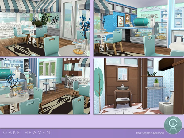 Sims 4 Cake Heaven house by Pralinesims at TSR
