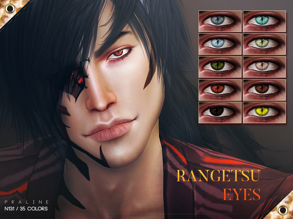Sims 4 Rangetsu Eyes N131 by Pralinesims at TSR