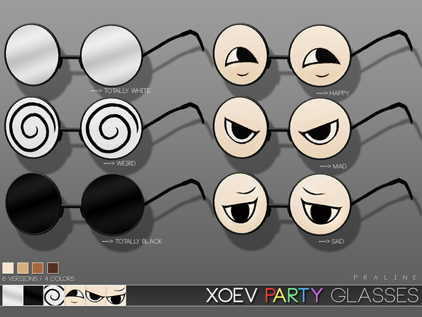 Sims 4 XOEV Party Glasses by Pralinesims at TSR