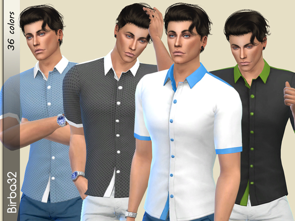 Sims 4 Karl Shirt by Birba32 at TSR