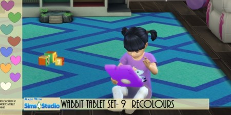 Wabbit Tablet in 9 Recolours by wendy35pearly at Mod The Sims