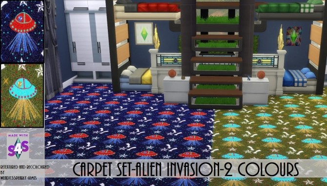 Sims 4 Adorable Kids Carpet SET by wendy35pearly at Mod The Sims