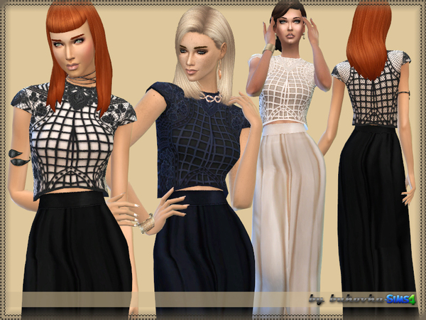 Sims 4 Dress Female by bukovka at TSR