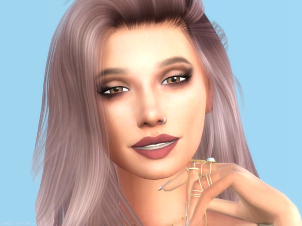 Sims 4 Kayla Lipstick by Christopher067 at TSR