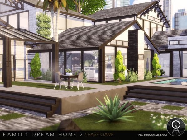 Sims 4 Family Dream Home 2 by Pralinesims at TSR