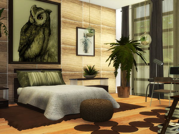 Sims 4 Fallingwater house by Danuta720 at TSR