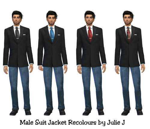 Sims 4 Male Suit Jacket Seperate Recolours at Julietoon – Julie J
