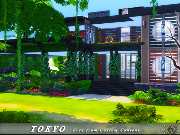 Sims 4 TOKYO Restaurant by Danuta720 at TSR