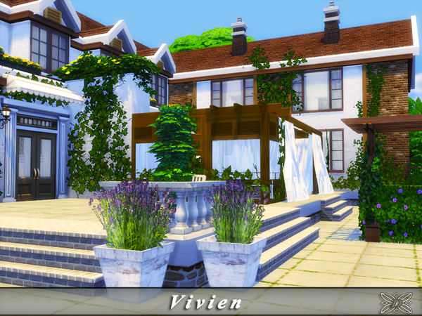 Sims 4 Vivien house by Danuta720 at TSR