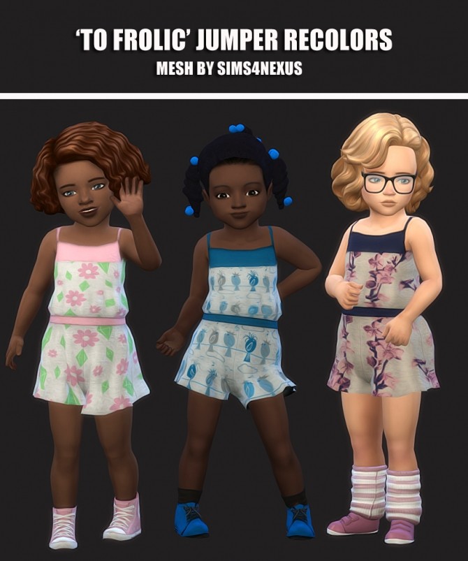 Sims 4 To Frolic Toddler Jumper Recolors at Maimouth Sims4