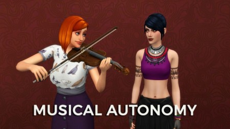 Musical Autonomy Mods by Snaggle Fluster at Mod The Sims