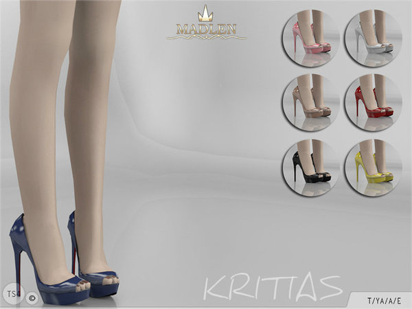 Sims 4 Madlen Kritias Shoes by MJ95 at TSR