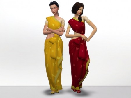 Kind of Saree by grindingteeth at Mod The Sims