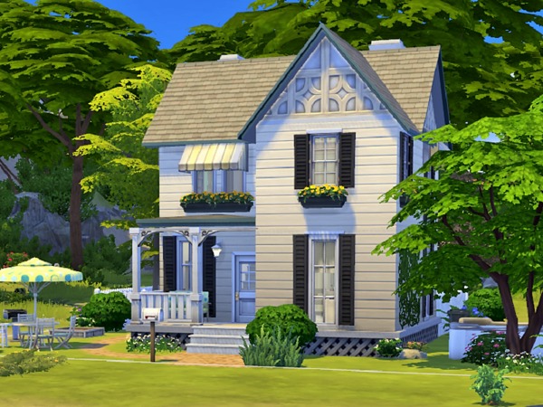 Sims 4 Philmore cottage by flubs at TSR