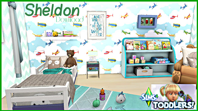 Sims 4 Sheldon toddler room at Pandasht Productions