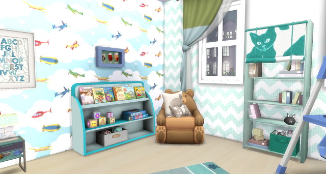 Sims 4 Sheldon toddler room at Pandasht Productions
