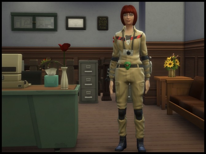 Sims 4 Ghostbuster Outfit female version by Witchbadger at Mod The Sims