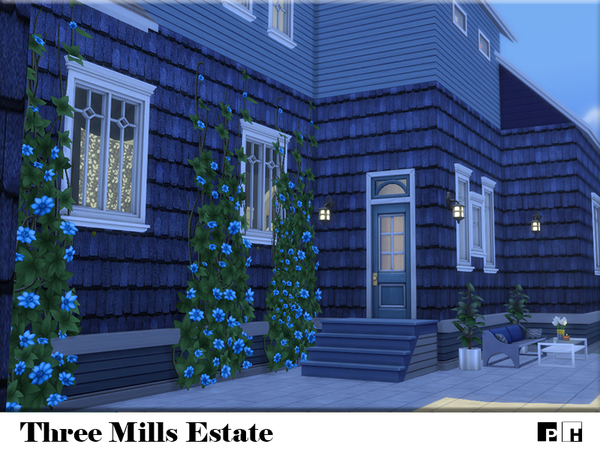 Sims 4 Three Mills Estate by Pinkfizzzzz at TSR