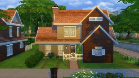 Oak Side 101 20×15 Starter House by Kompaktive at Mod The Sims