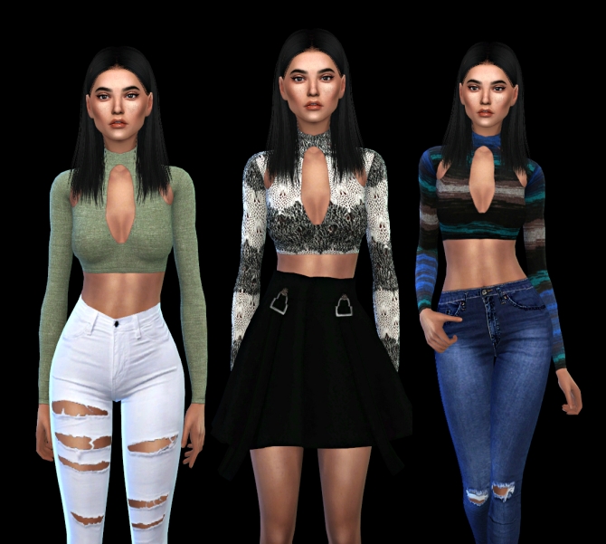 Jennifer Top at Leo Sims » Sims 4 Updates