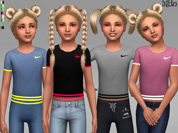 Sims 4 Kids Like Tees by Margeh 75 at TSR